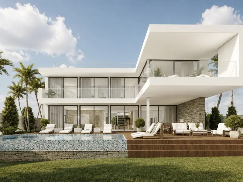 Nydelig nybygd villa med havutsikt og lisens for ferieutleie i Cala Vinyes - Cala Vinyes - 5 Soverom, 370 m²