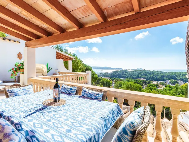 Sonniges modernisiertes Penthaus mit herrlichem Panorama-Meerblick - Peguera - 3 Schlafzimmer, 125 m²