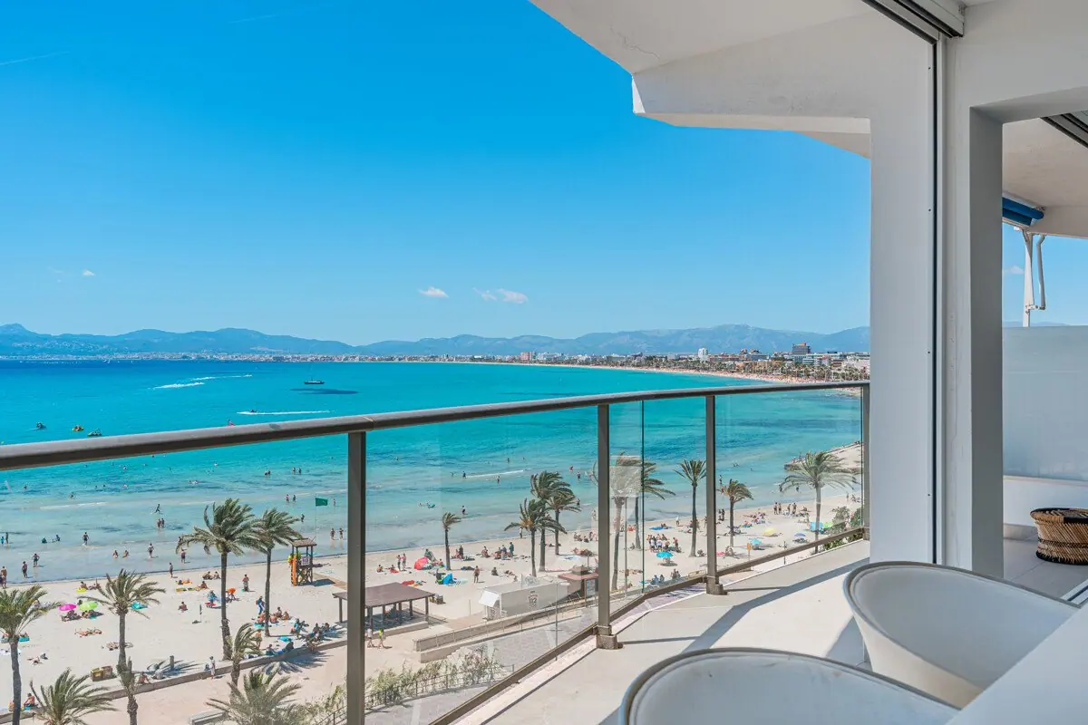 Luxuswohnung in erster Meereslinie mit Panoramablick auf die Playa de Palma. - Bild 2